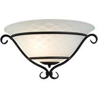 Netlighting Torchiere 1 Light Indoor Wall Uplighters Black E27