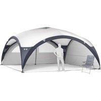 Trail Outdoor Leisure Metal Frame Gazebo Dome Garden Camping Shelter UV Waterproof 3.5m 4.5m