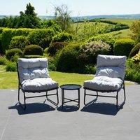 Artemis Home Chantal 3 Piece Patio Set in Grey