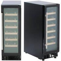 SIA 59L Undercounter Wine Cooler Fridge - WC30BL in Black