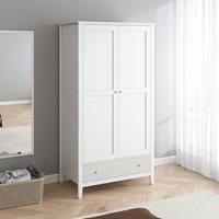 Melody Maison Double Wardrobe - Hales White Range