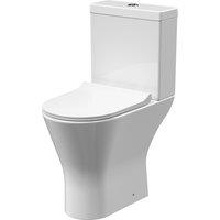 Balterley Comfort Height Toilet Pan, Cistern & Soft Close Seat 845 x 380 x 605mm in White