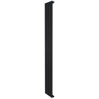 Monstershop Flat Single Column Radiator - 1800 x 280mm - Black