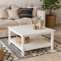 Wyld Haus Wildberry Matt White Wooden Coffee Table