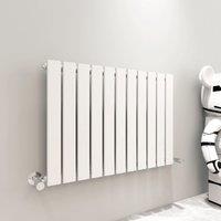 MCC Direct Designer Flat Panel Single Radiator 600x748mm White | Size: 600x748