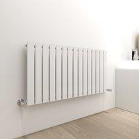 MCC Direct Designer Flat Panel Single column Radiator 600 x 1020 mm White | Size: 600x1020