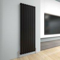 MCC Direct Designer Flat Panel Single Radiator 1800x544mm Black | Size: 1800x544