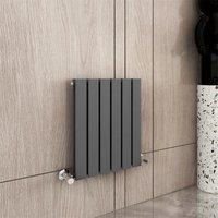 MCC Direct Designer Flat Panel Double Radiator 600x408mm Anthracite in Grey | Size: 600x408