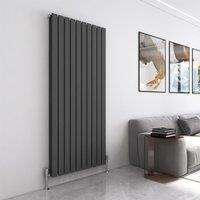 MCC Direct Designer Flat Panel Double Radiator 1800x680mm Anthracite in Grey | Size: 1800x680