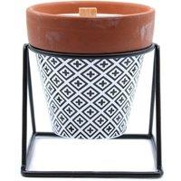 KDMD Agnes & Cat Lavender Soft Garden Candle in Terracotta Pot