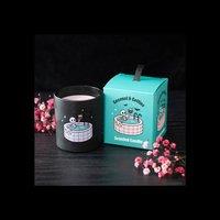 KDMD Coconut Coffins Scented Candle with Tropical Dark Mystery in Black