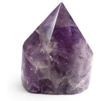 KDMD Amethyst A Grade Top Polished Point Crystal Decor in Purple
