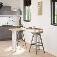 Berkfield Home Coffee Table Legs U-Shaped 2 pcs White 40x(90-91) cm Steel