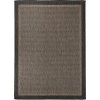 Berkfield Home Outdoor Flatweave Rug 200x280 cm Dark Brown | Size: Medium