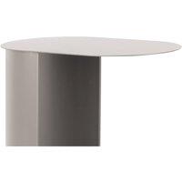 PRESENT TIME Leitmotiv Side Table Set Riqueza Oval - Warm Grey