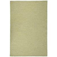 Berkfield Home Outdoor Flatweave Rug 120x170 cm Green | Size: 100 cm diameter