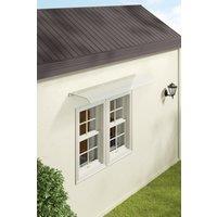 H&O Direct Clear Window Door Awning Canopy Rain Cover | Size: Medium