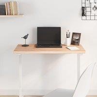 Berkfield Home Table Top 80x40x2.5 cm Rectangular Solid Wood Beech in Brown
