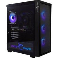 Unknown Untitled White Shark GCC-2401 WARHEAD-3 PC Case Black | 4 Fans Suitable for RGB