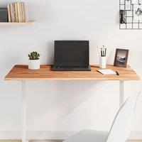 Berkfield Home Table Top 100x60x1.5 cm Rectangular Solid Wood Beech in Brown