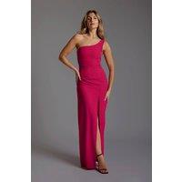 Vesper Women's One Shoulder Maxi Dress in Pink | Size: 10