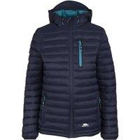 Trespass Women's Lenka Hooded Padded Jacket in Navy | Size: 10
