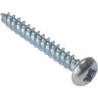 Forgefix General Purpose Pozi Screw Round Head Tt Zp 1In X 6 Box 200 in Silver