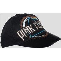Pink Floyd Dark Side Of The Moon Album Distressed Strapback Baseball Cap in Black
