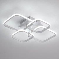 Pheashine Modern LED Ceiling Light 60W Cool White 6500K Indoor lighting 56cm
