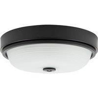 Happy Homewares Sensor IP44 Bathroom Ceiling Light Fitting with Multi Functions in Black