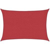 Berkfield Home Sunshade Sail 160 g/m Red 2x2.5 m HDPE