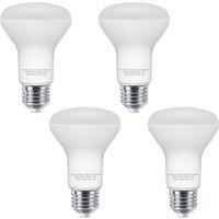 SPETLEK Dimmable 7W R63 LED Reflector Spotlight Light Bulb 4x in White