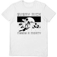 Rick & Morty Men's Every Rick T-Shirt in White | Size: XL