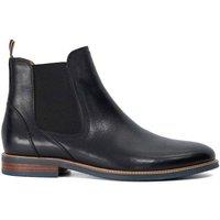 Dune London Men's 'Mckinley' Leather Chelsea Boots in Black | Size: 11