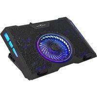 Unknown Untitled White Shark GCP-13 AURORA Cooling Pad RGB | 5 Fan Laptop Cooler in Black