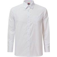 David Luke Men's Long Sleeve School Shirts 2 pack in White | Size: 18 inches