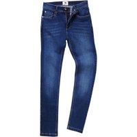 AWDis Men's So Denim Max Slim Fit Jeans in Dark Blue | Size: 36L