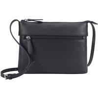 Lloyd Baker Women's Estelle Leather Cross Body Bag in Jet Black