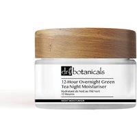 Dr. Botanicals Women's 12-Hour Overnight Anti-Ageing Green Tea Night Moisturiser 50ml for Fine Lines & Firmness in White