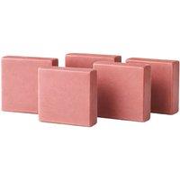 Dr. Botanicals Women's La Rose Francaise Facial Cleansing Bar (Pack of 5) 100g x 5 x 2 Duo Set in White | Size: 500ml