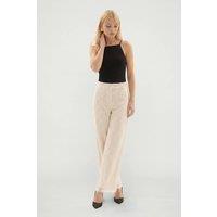Lily and Lionel Women's Calipo Lace Trouser in Ivory | Size: 8