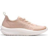 Clarks Women's Solevana Tie Sand Trainers in Beige | Size: 5-Standard Fit