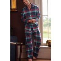 British Boxers Men's 'Montrose' Check Brushed Cotton Pyjama Set | Size: XL