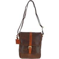 Fenland England Men's Real Leather Flight Bag in Tan