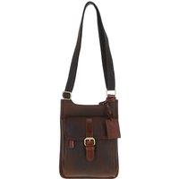 Fenland England Men's Real Leather Flight Bag in Brown