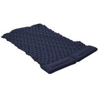 Living and Home Ultralight Camping Sleeping Pad with Pillow in Navy