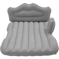Living and Home Foldable Car Rear Seat Air Bed for Camping & Travel in Grey