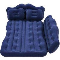 Living and Home SUV Back Seat Air Mattress for Camping & Travel w/ Pump in Blue