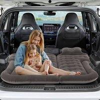 Living and Home SUV Camping Air Mattress with Air Pump in Grey
