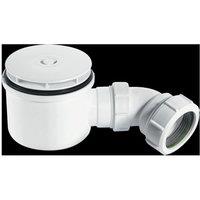 McAlpine ST90WH10-HP 90mm x 50mm Water Seal Shower Trap with 2" Universal Ou in White